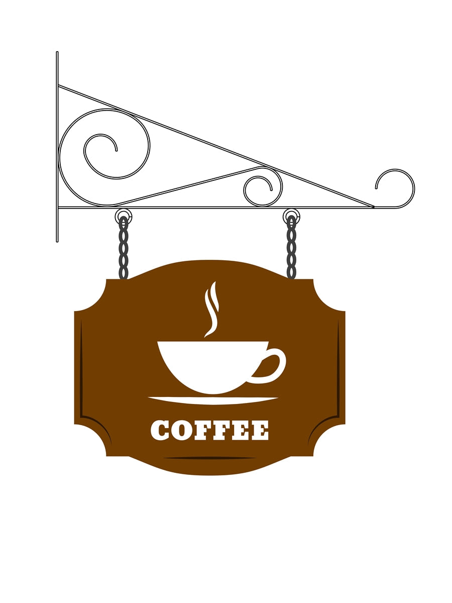 Replacement Double Sided Print for Scroll Bracket - 24" | Custom Shape 3