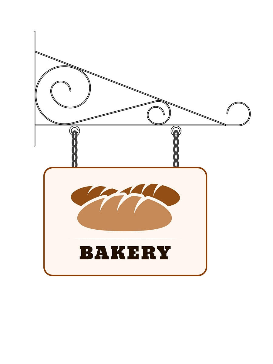 Replacement Double Sided Print for Scroll Bracket - 24"