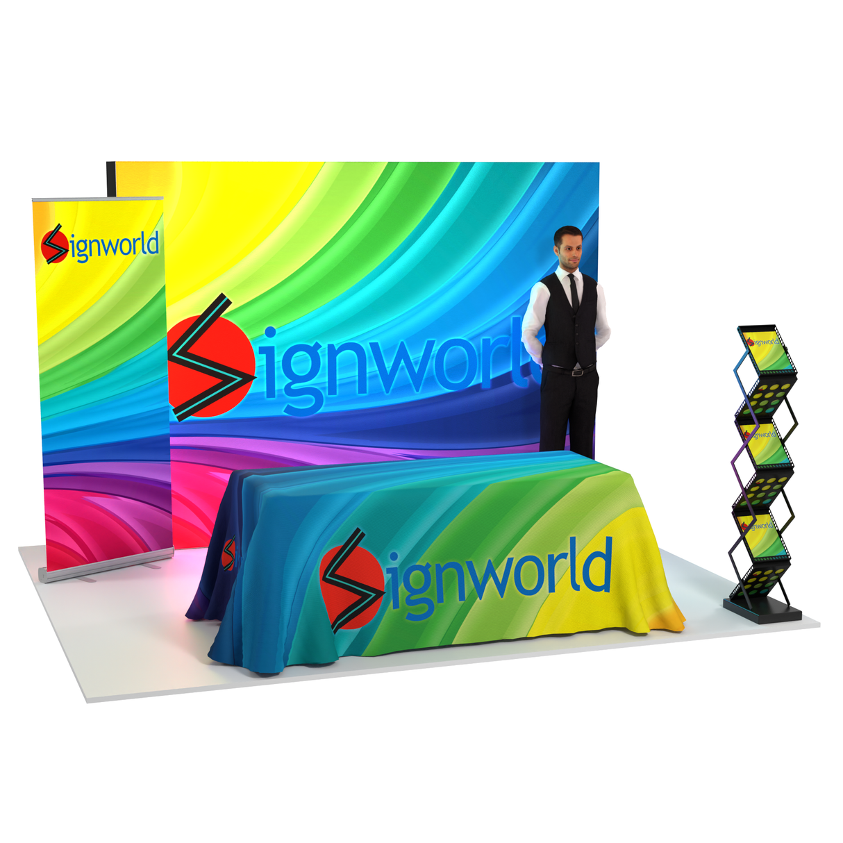 Trade Show Backlit Display Set - C