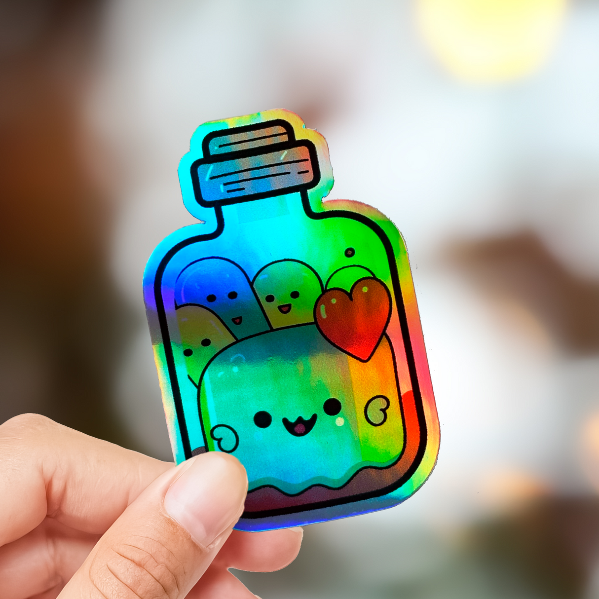 Holographic Die-Cut Stickers