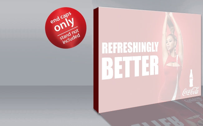 End Caps for Fabric Pop Up Displays