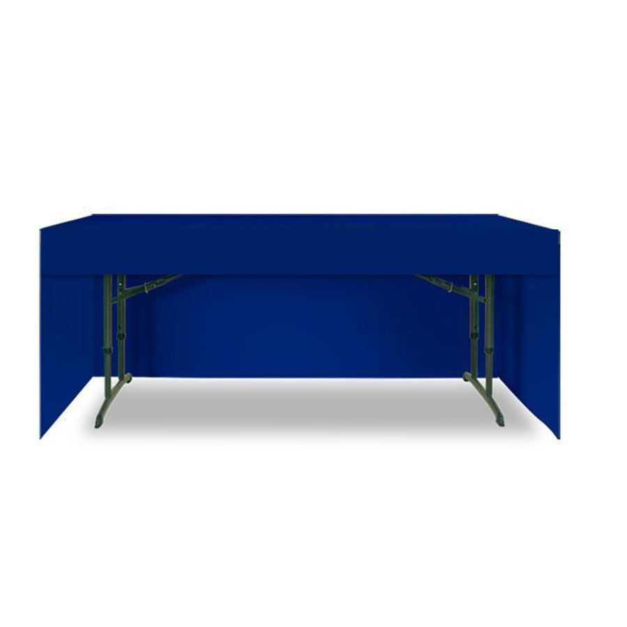6 Ft 3-Sided Fitted Table Throw