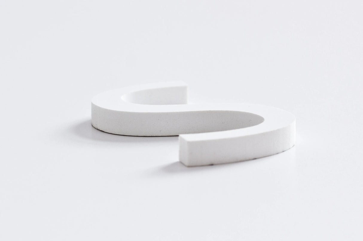 Custom PVC Router Cut Sign Letters, Numbers, and Symbols - 1/2" (13mm) thick