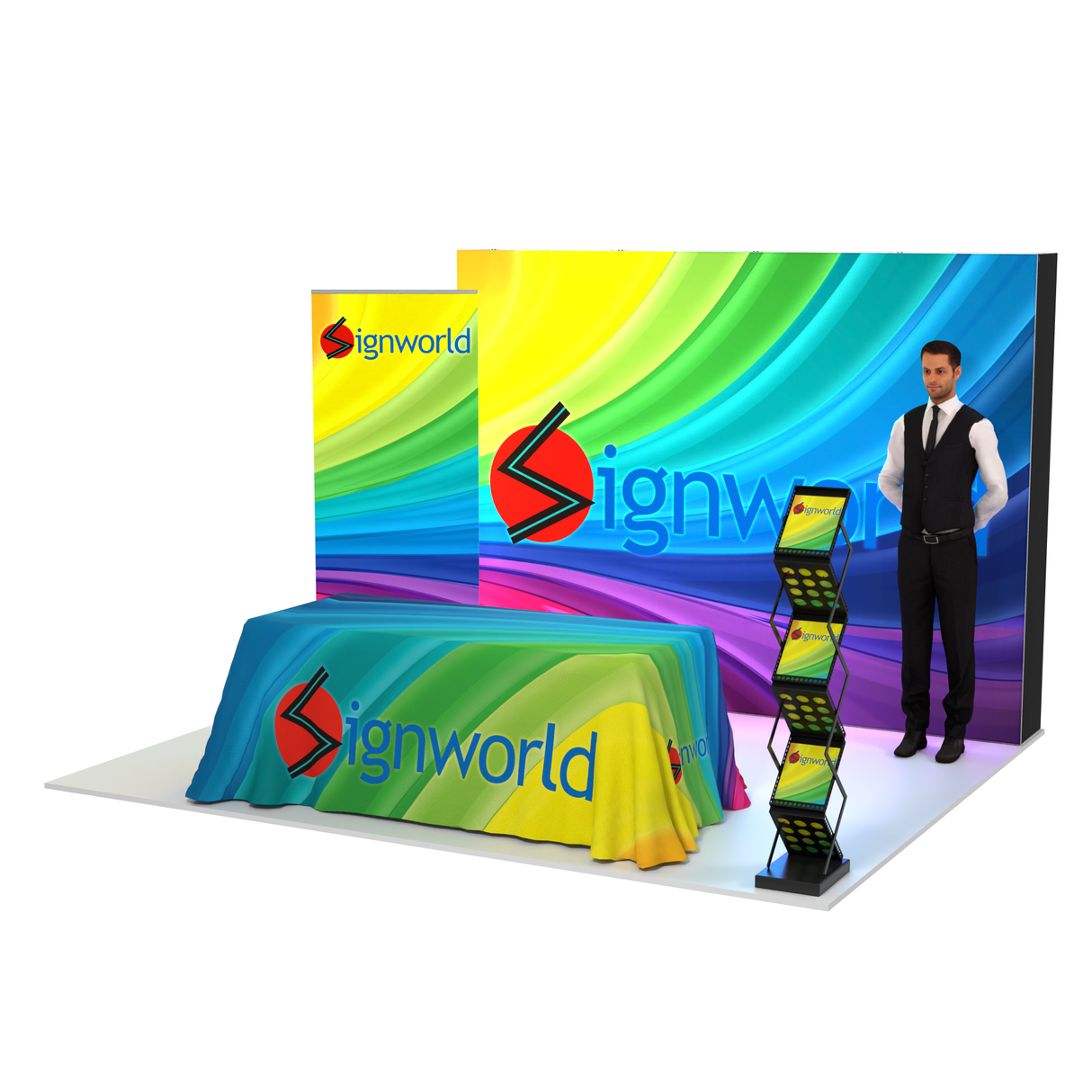 Trade Show Backlit Display Set - C