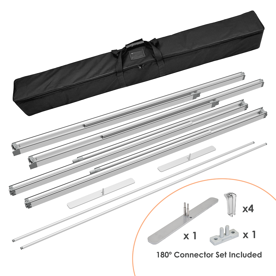 10 ft Ultrathin Display with Double Sided Print