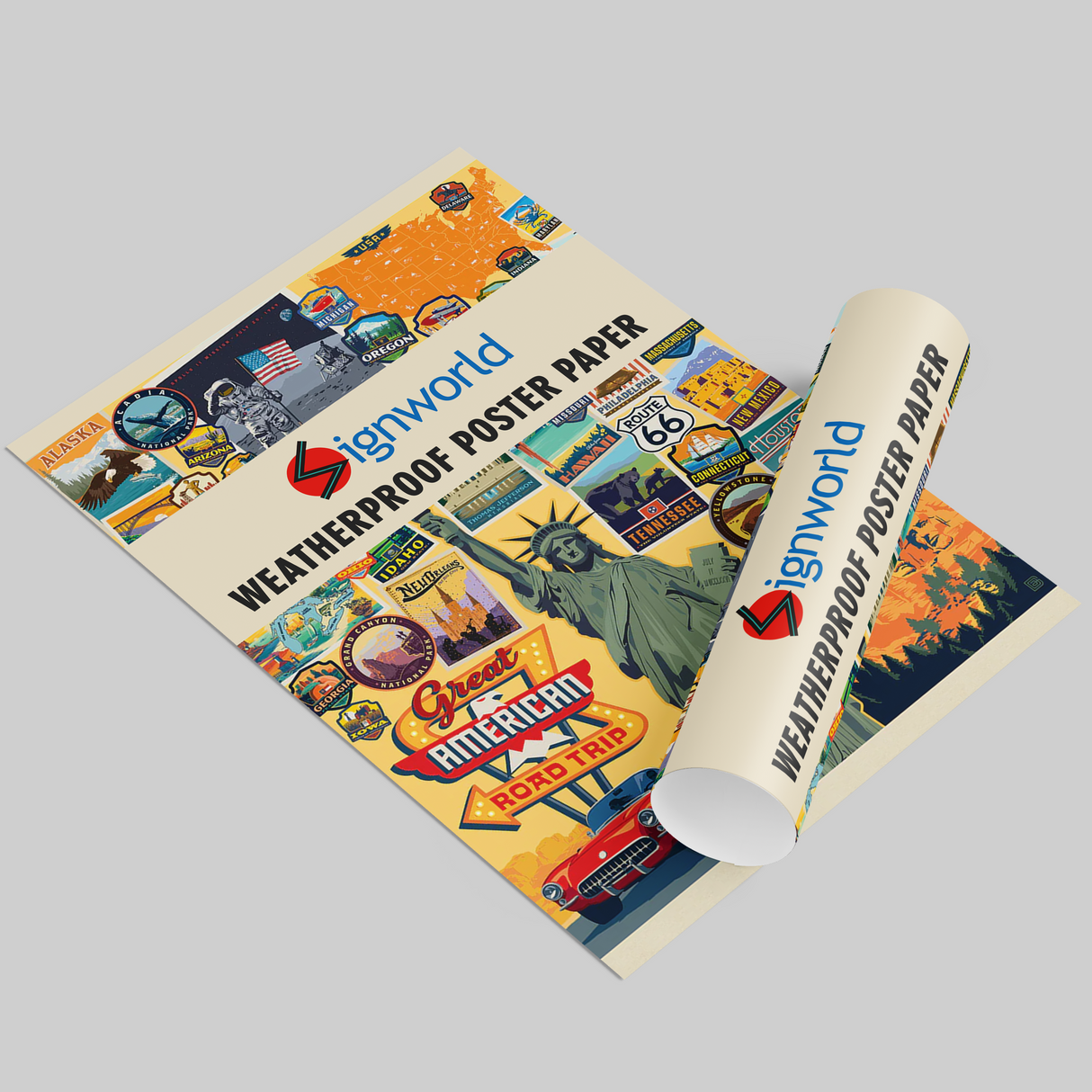 Weatherproof Poster Paper - 50" x 150' Matte