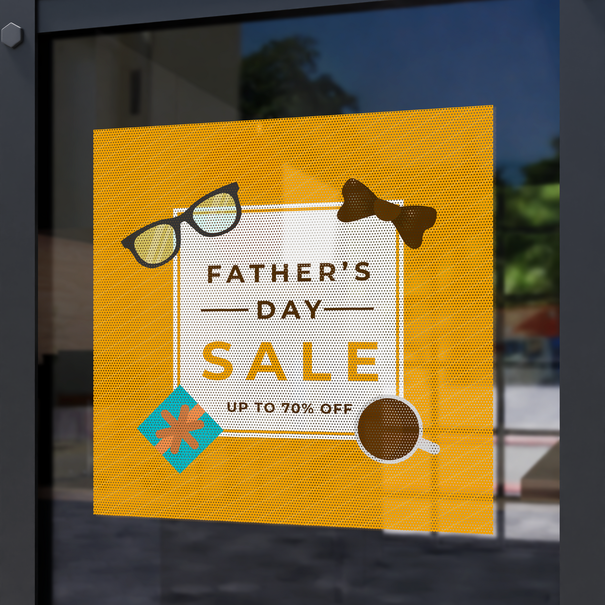 70/30 Perforated Window Vinyl ( window perf ) 54" X 150'