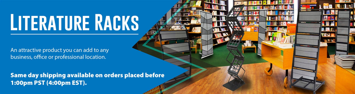 Literature Display Racks, Magazine Rack, Brochure Rack - Signworld ...