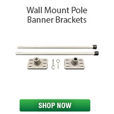Wall Mount Pole Banner Brackets