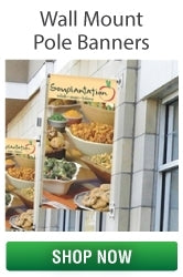 Wall Mount Pole Banners
