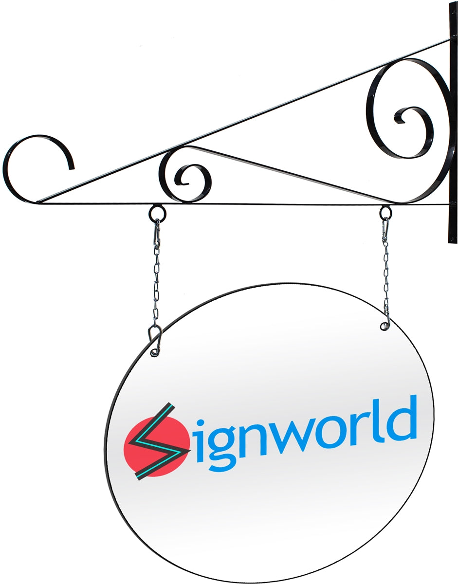 Replacement Double Sided Print for Scroll Bracket - 36" | Circular