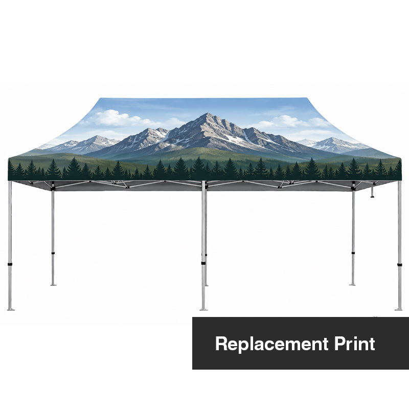 20 ft by 10 ft Canopy Tent - Replacement Print