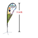 Replacement 39" x 93" Medium Tear Drop Flag