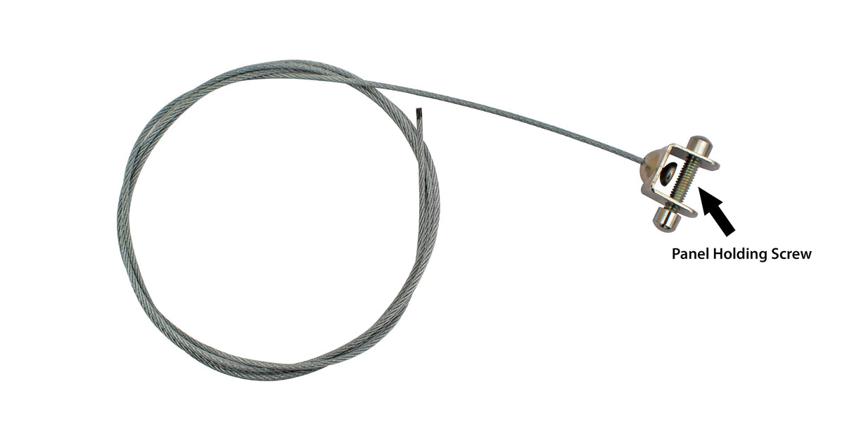 Cable Display Systems: Clevis Clamp with Cable - 6 pcs