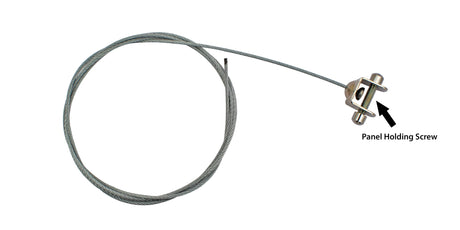 Cable Display Systems: Clevis Clamp with Cable - 6 pcs