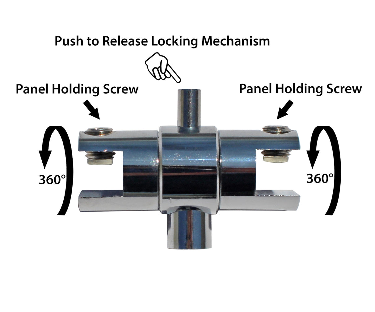 Cable Display Systems: Universal Double-Sided Clamp - 6 pcs