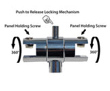 Cable Display Systems: Universal Double-Sided Clamp - 6 pcs