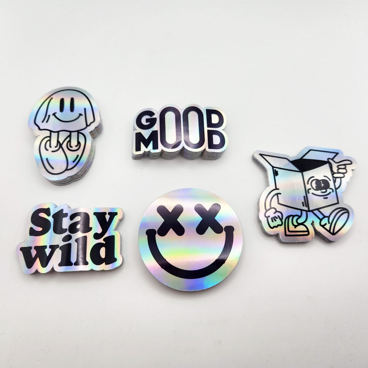 Holographic Die-Cut Stickers