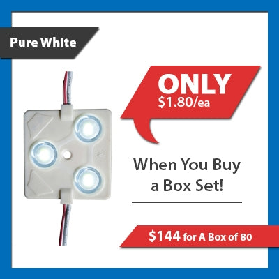 High Efficiency LED Sign Module (Pure White) Box Sets