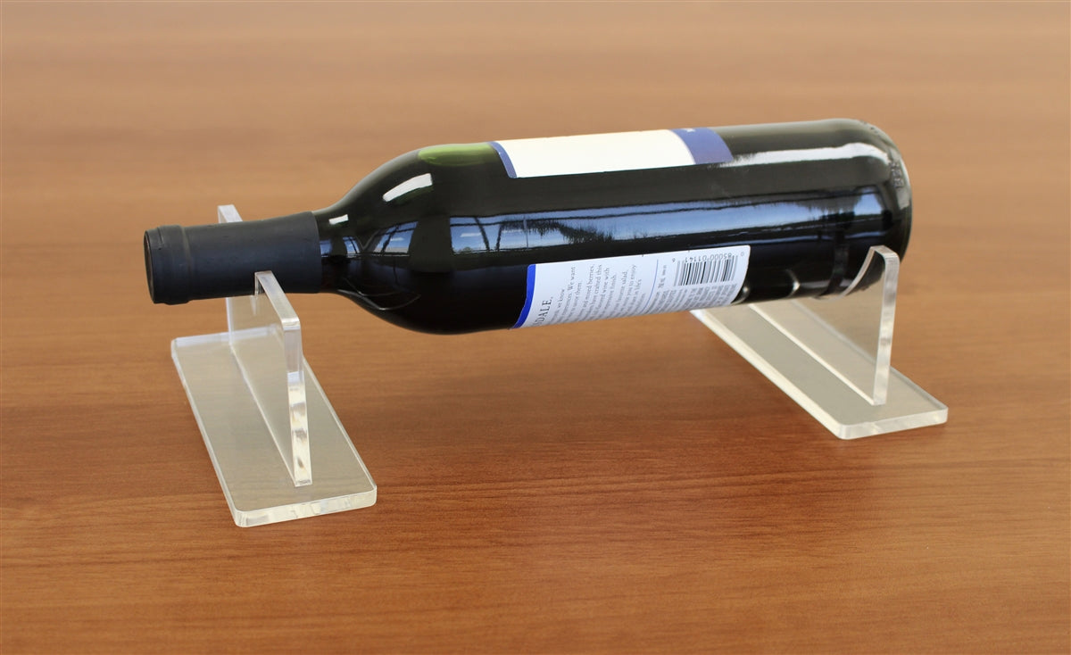 Acrylic Wine Display Stand (6”W x 2-1/2”H x 4”D)