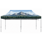 20 ft by 10 ft Canopy Pop Up Tent With Print