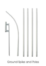 16 Ft Advertising Feather Flag - Hardware Only