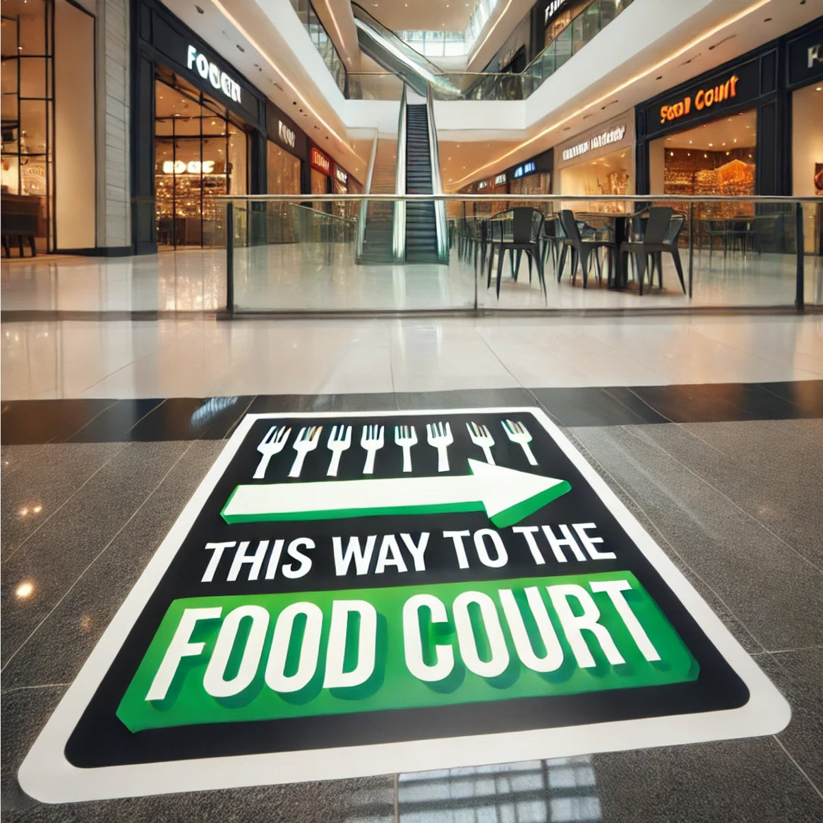 Custom Floor Sticker with Anti-Slip Laminate – Display-Wholesale.com