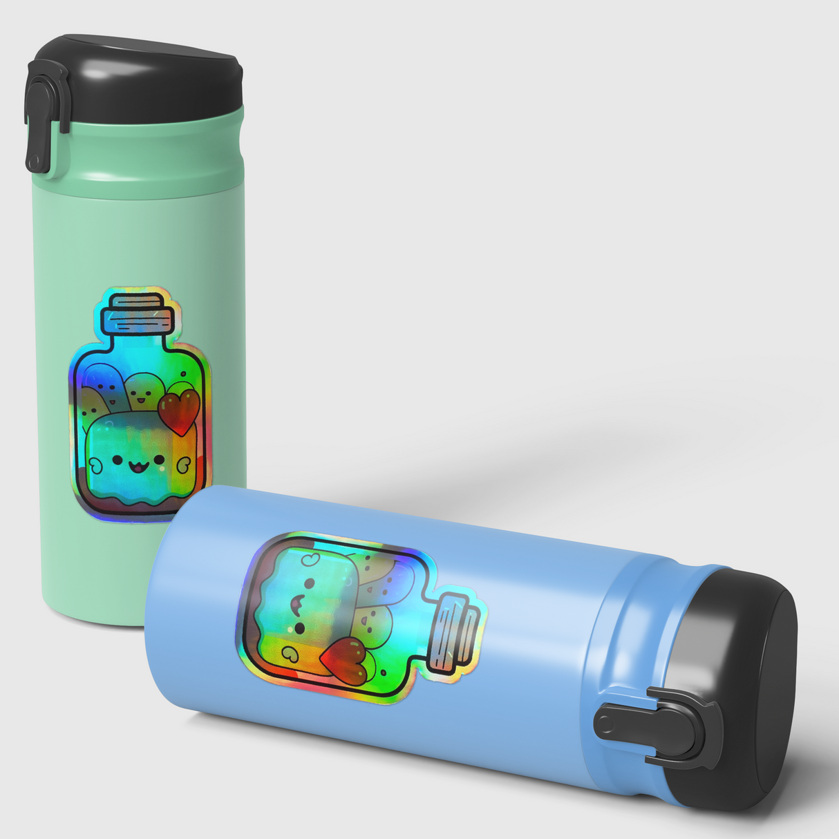 Holographic Die-Cut Stickers