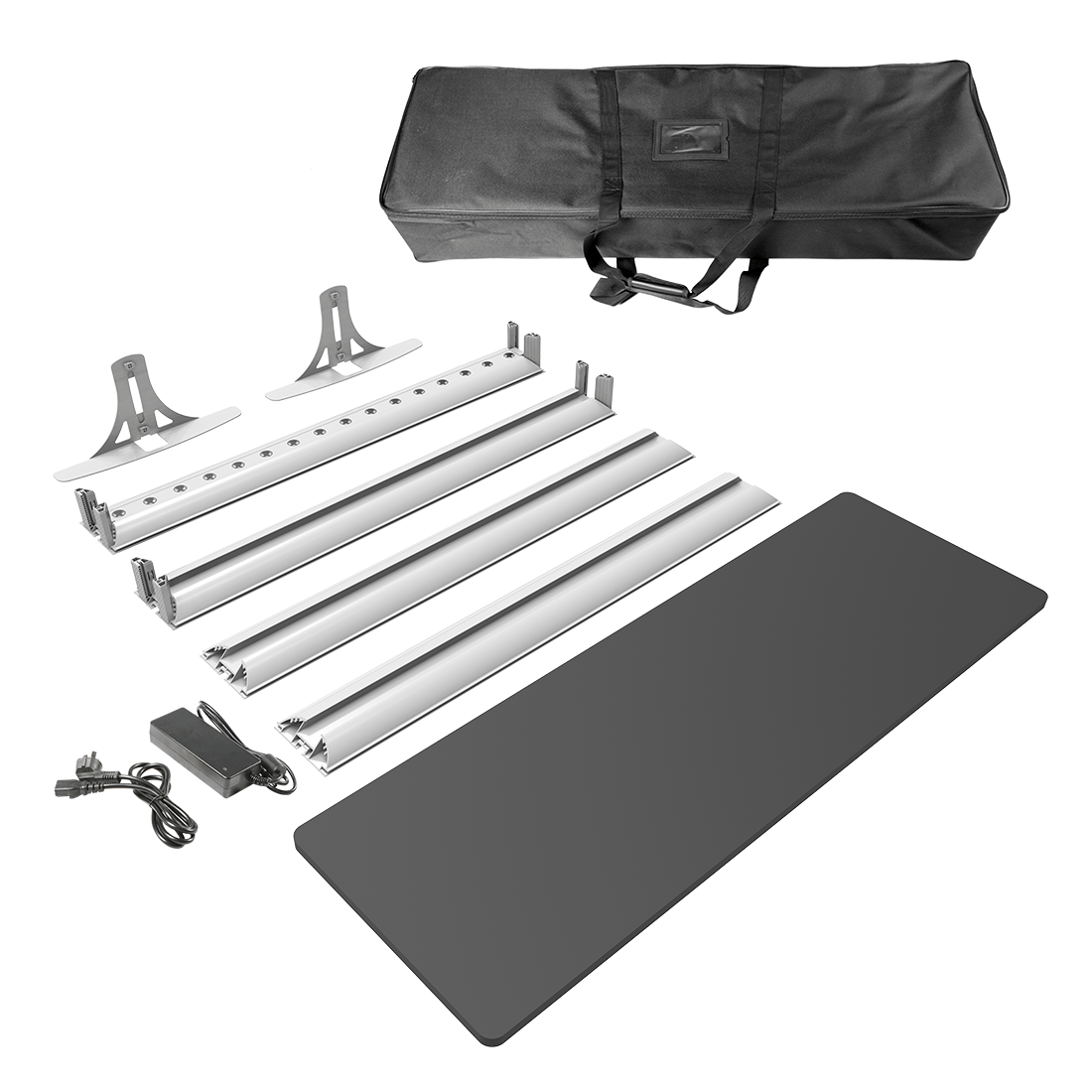 Slim Modular Counter Lightbox Display - Hardware Only