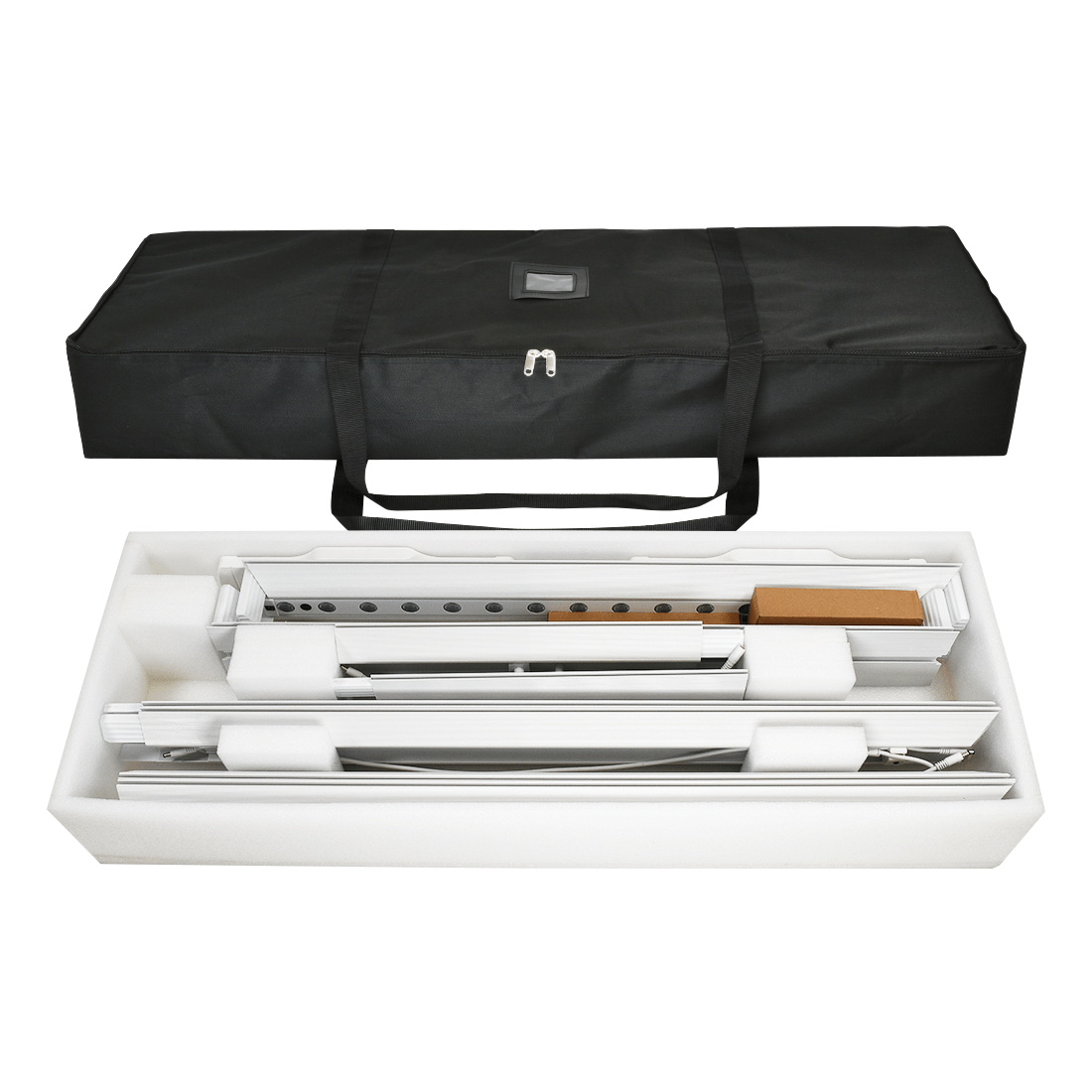 8FT Slim Modular Lightbox Display - Hardware Only