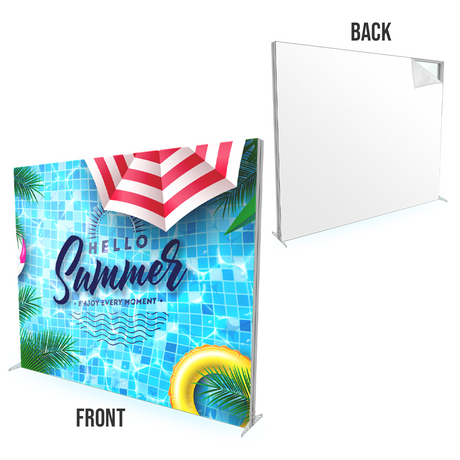 10FT Slim Modular Lightbox Display with Fabric Print