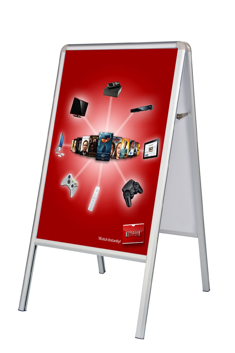A-Frame Double-Sided Sidewalk Poster Sign - Poster Sign Only – Display ...