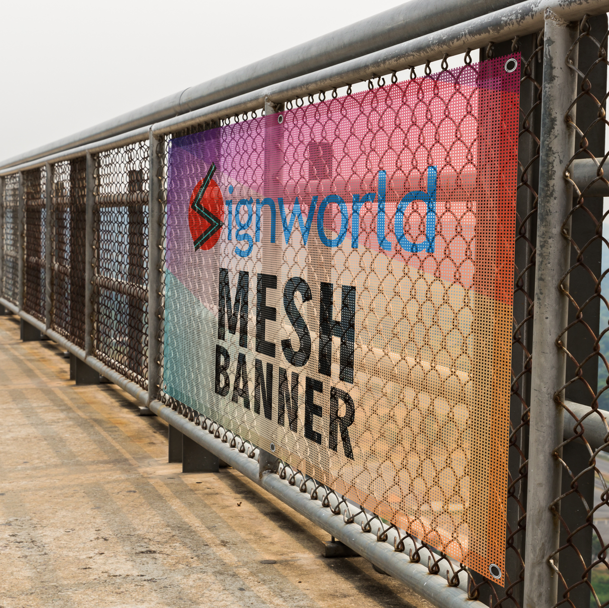 Custom Size Mesh Banner Printing