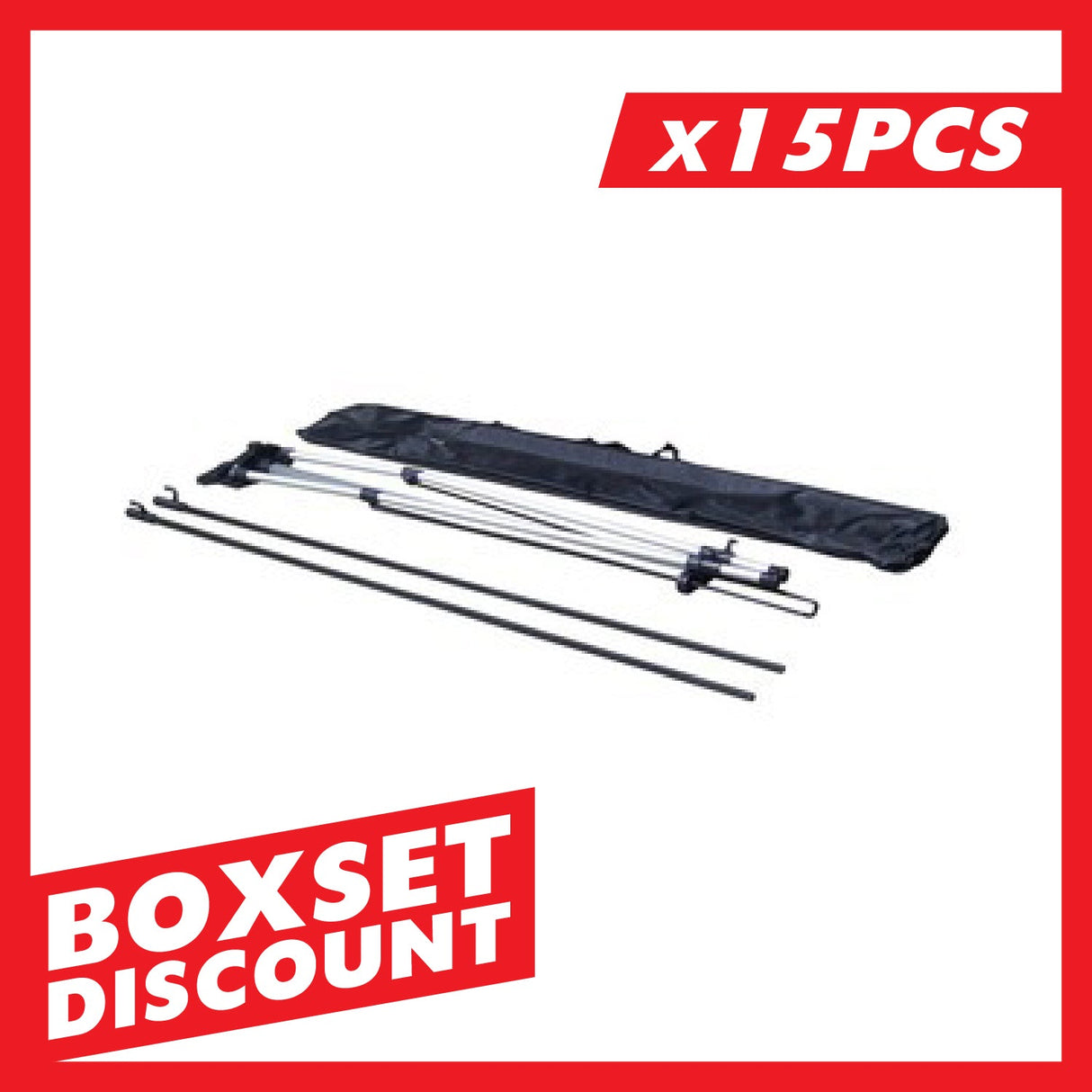 Small X Banner Stand 24" x 63" - Stand Only [BOX SET OF 15]
