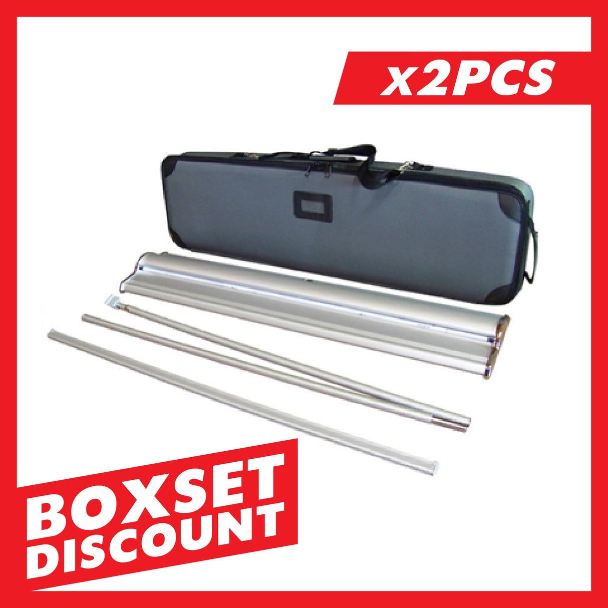 HD Retractable Banner Stand 36" - Stand Only [BOX SET OF 2]