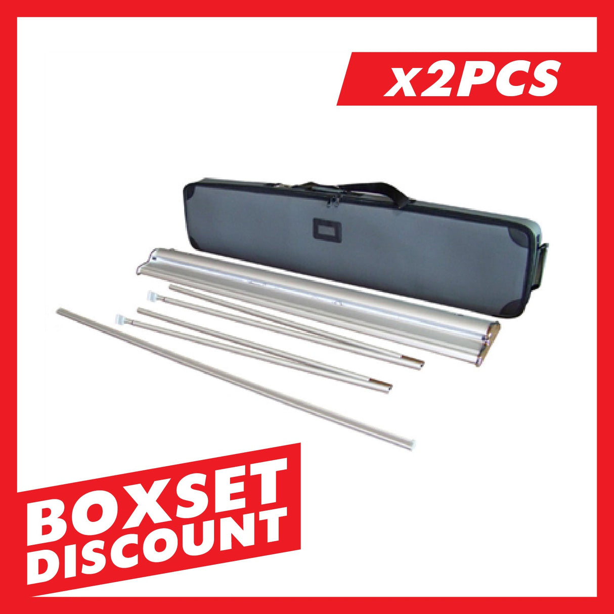 HD Retractable Banner Stand 48" - Stand Only [BOX SET OF 2]