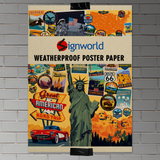 Custom Size Weatherproof Poster Paper Printing