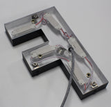 Halo/ Back Lit Painted Stainless Steel Letters for Indoor & Outdoor Signage - 106"W X 9-1/2"H