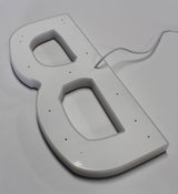 Full Lit 3D Acrylic Letters for Indoor & Outdoor Signage - 200"W X 20"H