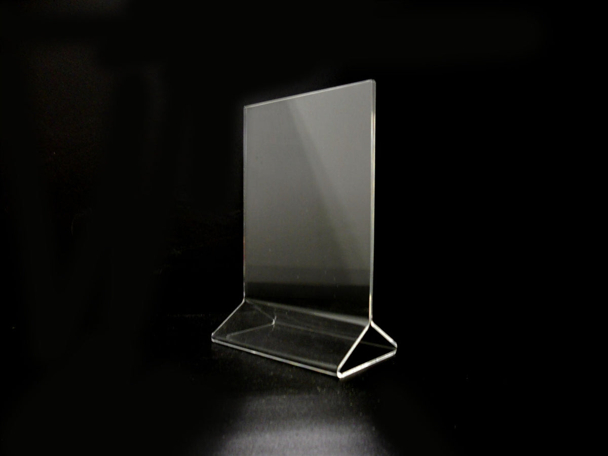 Top Load Display Acrylic Top Loading Display Sign Holder 4