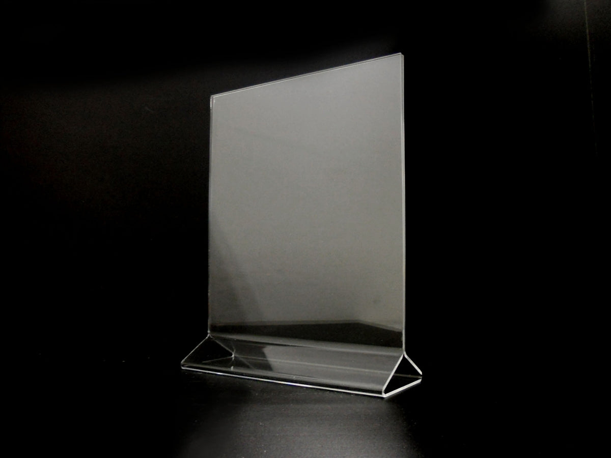 Top Load Display Acrylic Top Loading Display Sign Holder 8.5