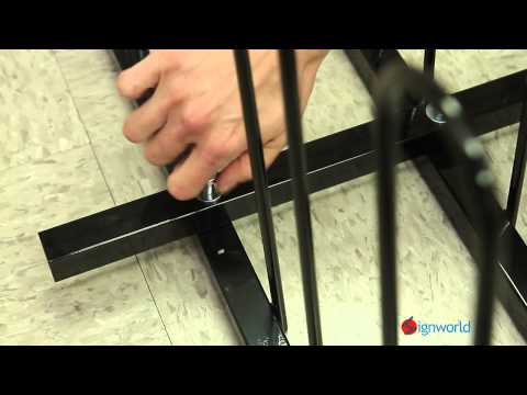 Vinyl Roll Floor Storage Rack