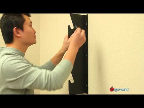 Wall Mount Vinyl Rack - 63" Width