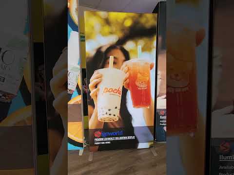 Premium LED Backlit SEG Lightbox Display - with Fabric Print