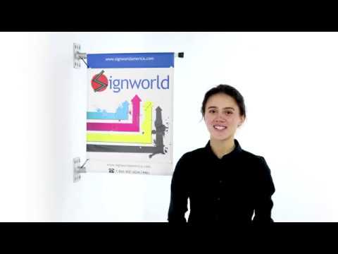 Double Sided Street Pole Banner Bracket 18" -Hardware Only BOX SETS [QTY 6 PCS]