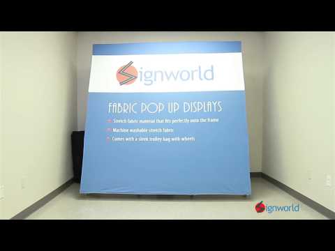10 ft Fabric Pop Up Display - Display Frame Only