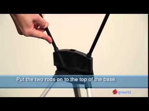 Medium  X Banner Stand 32" x 72" - Stand Only [BOX SET OF 10]