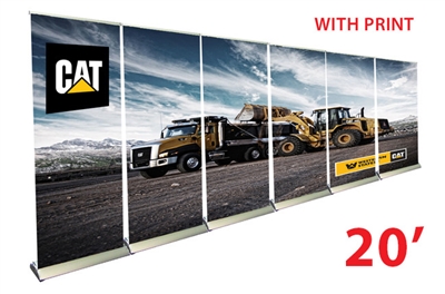 Ft Wall Premium Retractable Roll Up Banner Stands